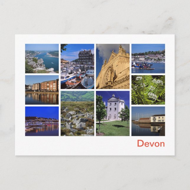 Carte Postale Devon (Devant)