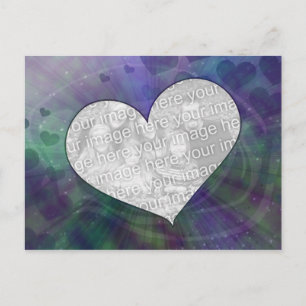 Carte postale d'explosion cardiaque en orbite pers