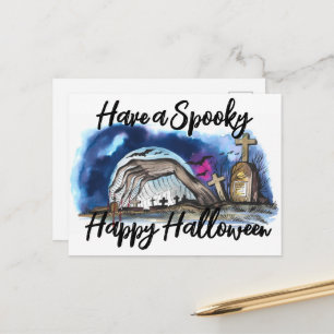 Carte postale d'Halloween