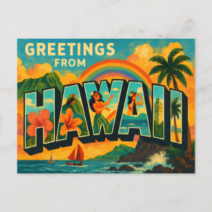Carte postale d'HAWAÏ