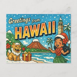 Carte postale d'HAWAÏ