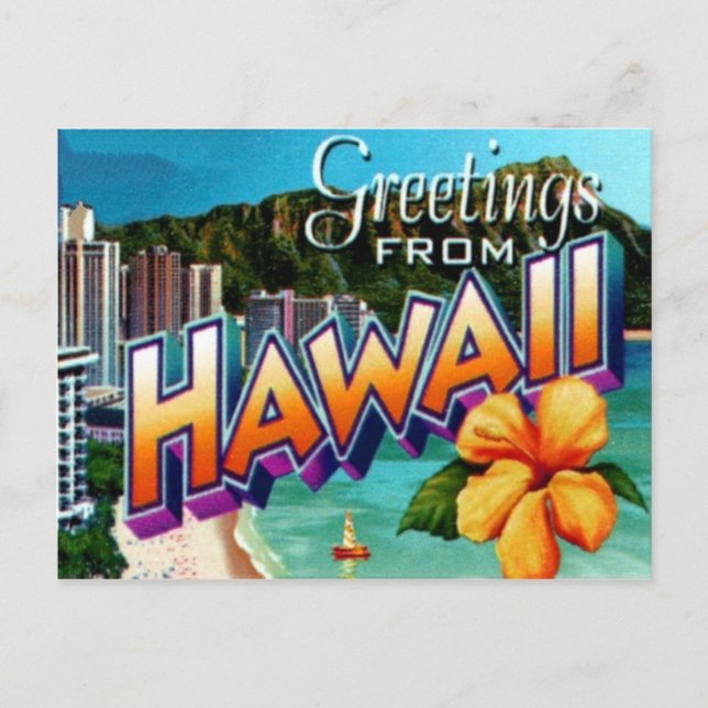 Carte postale d'Hawaii (Devant)