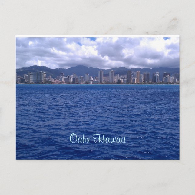 Carte Postale D'Hawaii souhaitant être ici ! (Devant)