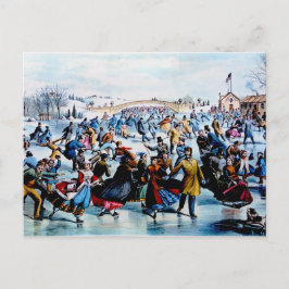 Carte postale d'hiver de Central Park