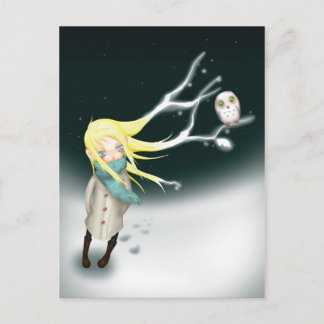 Carte postale d'hiver de G