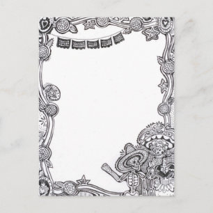 Carte postale Dia De Los Muertos