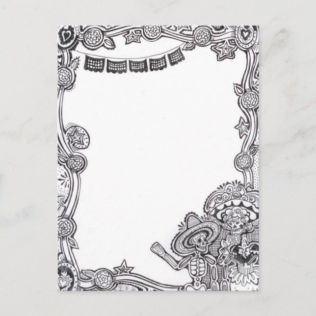 Carte postale Dia De Los Muertos (Devant)