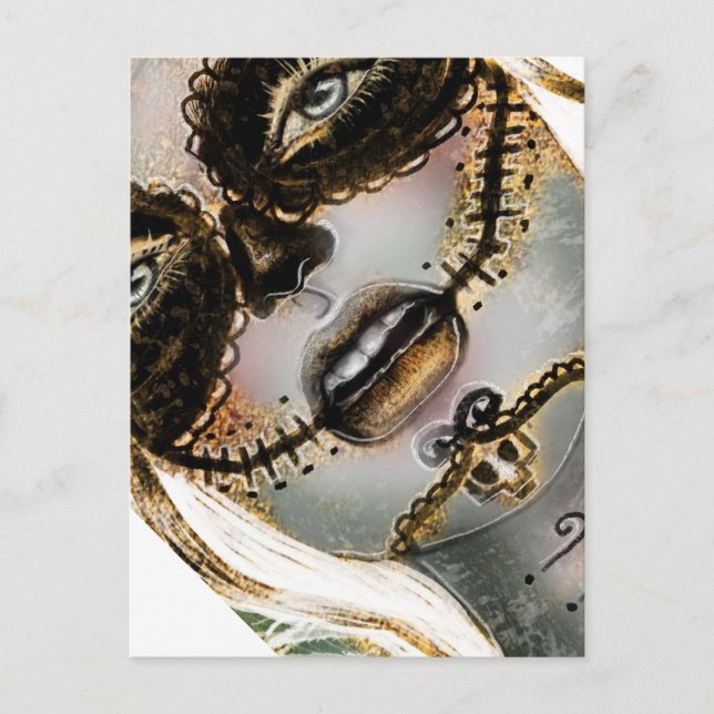 Carte Postale "Dia de Los Muertos" (Jour des morts) (Devant)