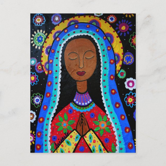 Carte Postale Dia de los Muertos VIRGIN GUADALUPE (Devant)