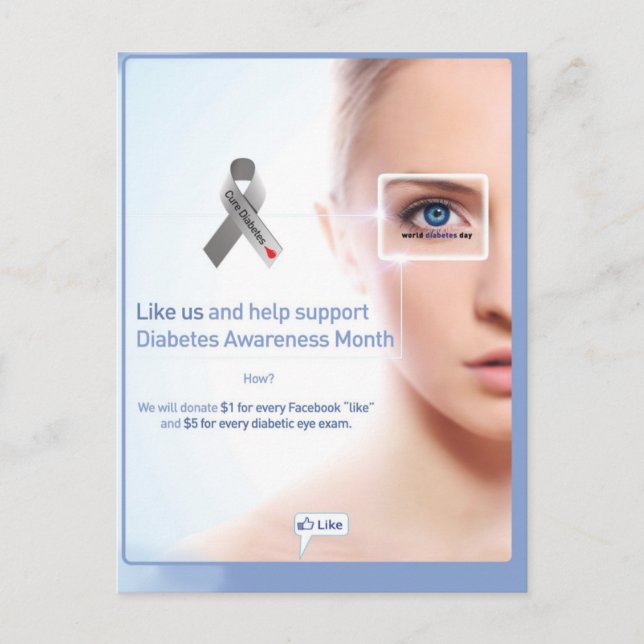 Carte postale Diabète (Devant)