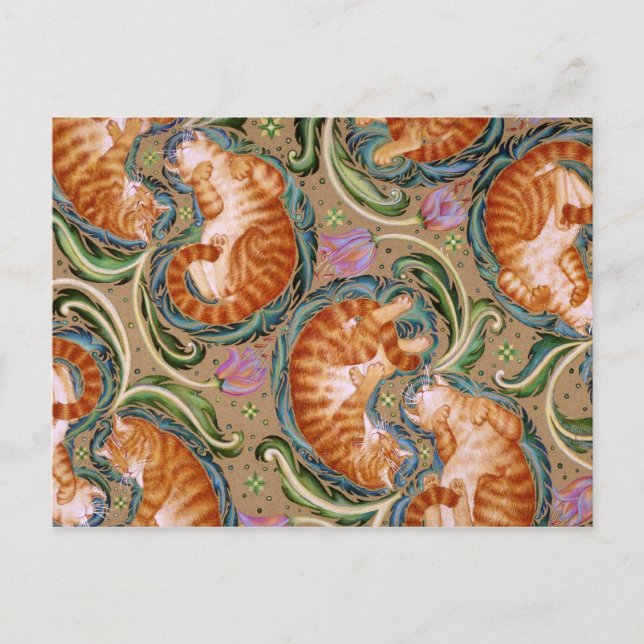 Carte Postale Diagonal Paisley (Devant)