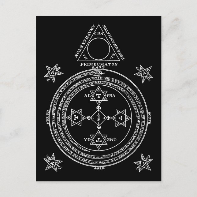 Carte Postale Diagramme Barrett (Devant)