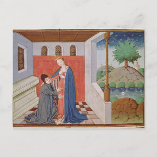 Carte Postale Dialogue entre Boethius et Philosophie