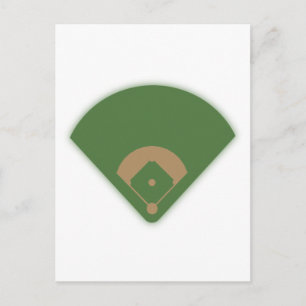 Carte Postale Diamant de baseball :