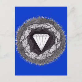 Carte Postale Diamant Formé Sous Une Grande Pression