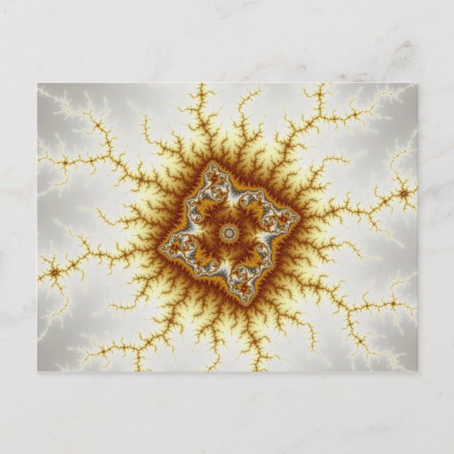 Carte Postale Diamant - Fractale (Devant)