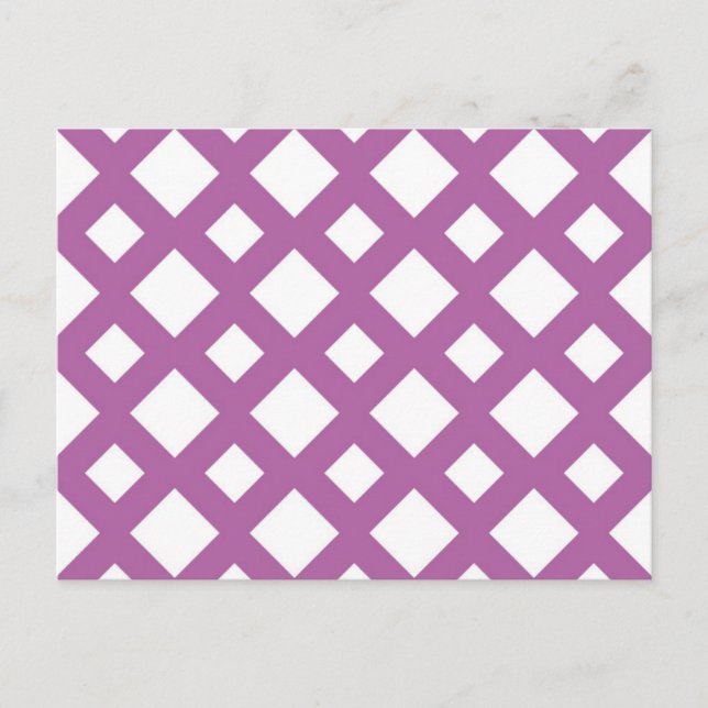 Carte Postale Diamants blancs sur Lavender (Devant)