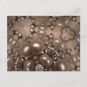 Carte Postale Diamants et perles