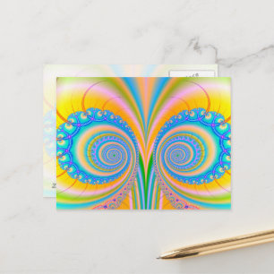 Carte Postale Diamants fractal par Shirley Taylor