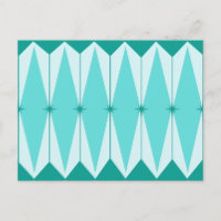 Carte postale Diamants géométriques et Starburts