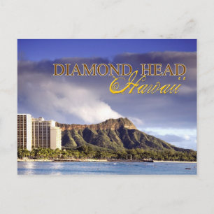 Carte Postale Diamond Head, Honolulu, Hawaii