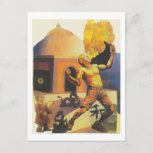 Carte Postale Dibble_Artworks_084_Firebreather (Devant)