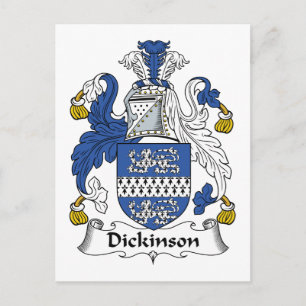 Carte Postale Dickinson Family Crest