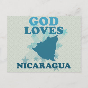 Carte Postale Dieu aime le Nicaragua