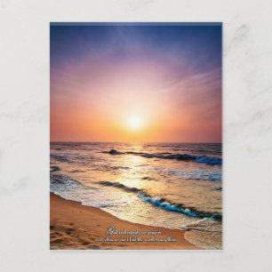 Carte Postale Dieu comprend nos prières même quand...