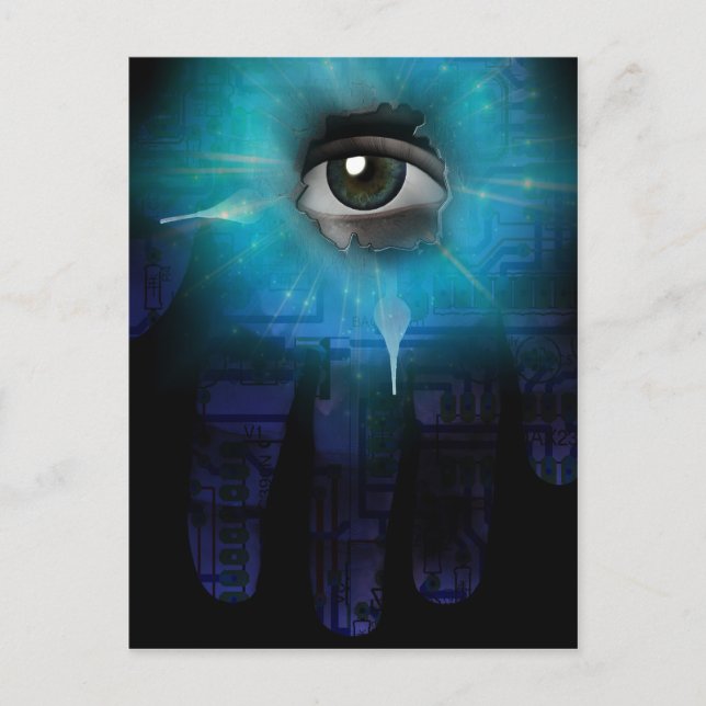 Carte Postale Dieu des Machines (Devant)