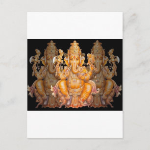 Carte Postale Dieu hindou Ganesh