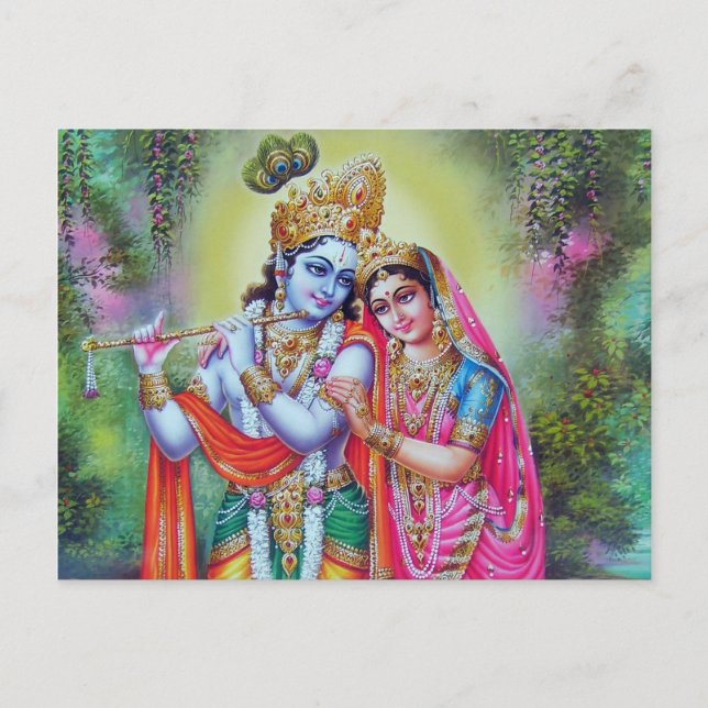 Carte Postale dieu indien (Devant)