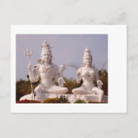 Dieu indien - Shiva et sa femme - Parvati