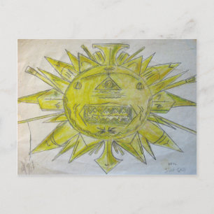 Carte Postale Dieu Sun