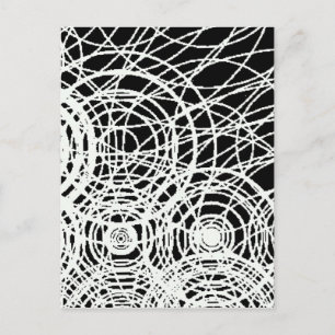 Carte Postale dieu touche l'eau noire