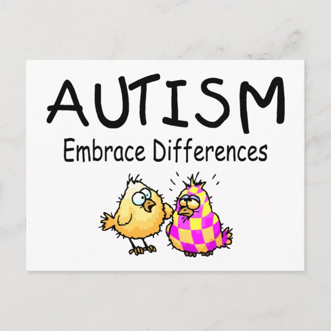 Carte Postale Différences d'acceptation (2 poussins) (Devant)