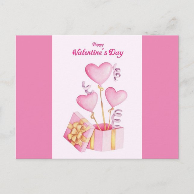 Carte Postale Diffusez l'amour cette Saint Valentin (Devant)