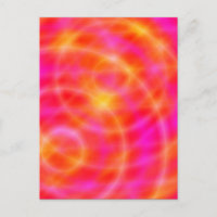 Carte postale Digital Space Art - Planètes roses /