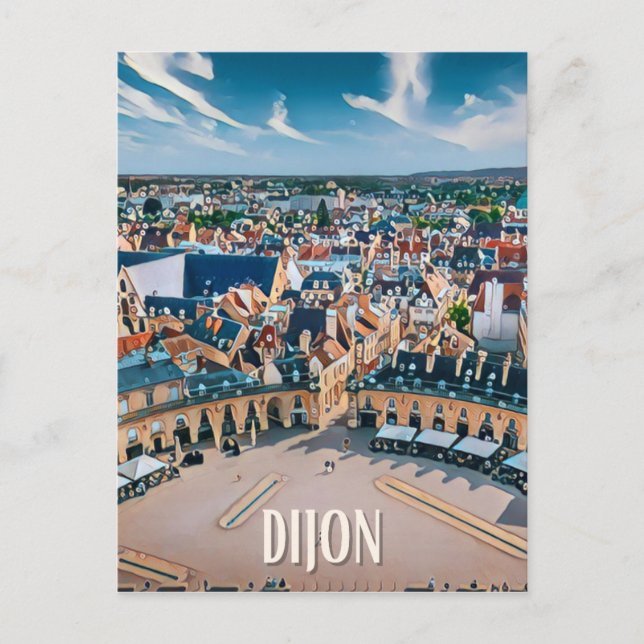 Carte Postale Dijon Photo Vintage  (Devant)