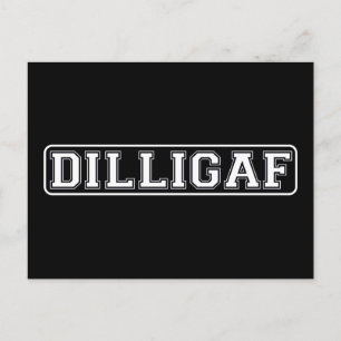 Carte Postale DILLIGAF - Drôle, Rude "Ai-je l'air de donner un A