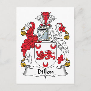 Carte Postale Dillon Family Crest