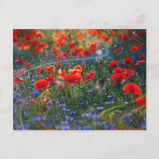 Carte postale d'illustration de Digitals