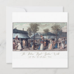 Carte postale d'illustration de mode française ant