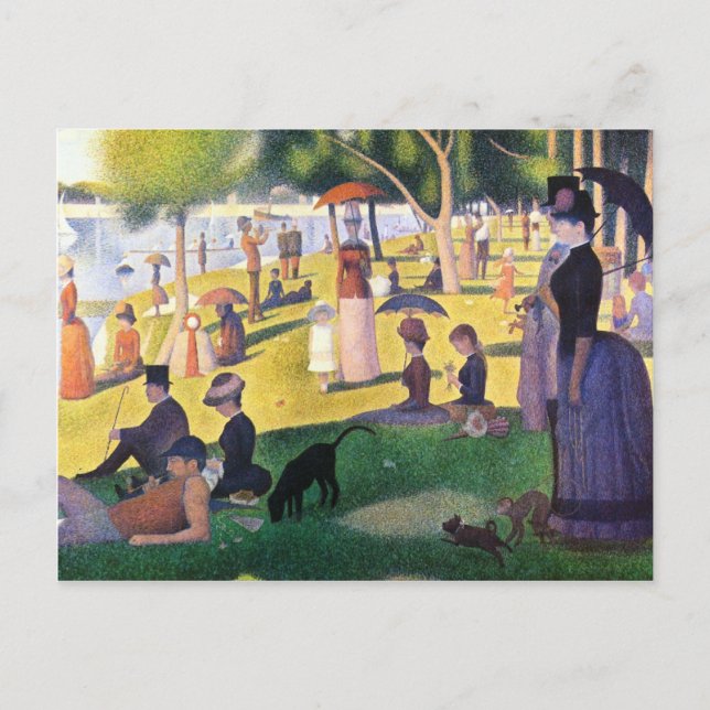Carte Postale Dimanche à La Grande Jatte par Georges Seurat (Devant)