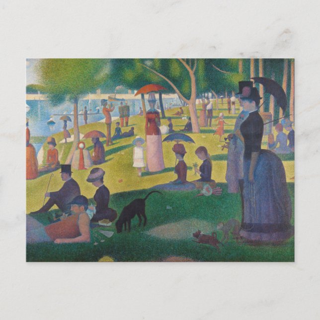 Carte Postale Dimanche après-midi sur l'île de La Grande Jatte (Devant)