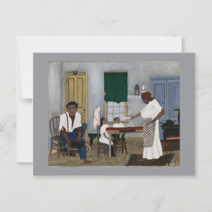 Carte Postale Dimanche Matin Petit Déjeuner, Peinture Célèbre