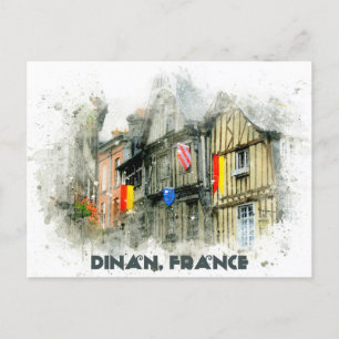 Carte Postale Dinan France Ville médiévale Français Voyage