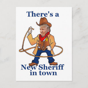 Carte postale d'inauguration TRUMP