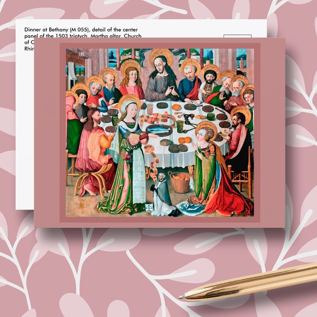 Carte Postale Dîner à Bethany (M 055) (Créateur téléchargé)