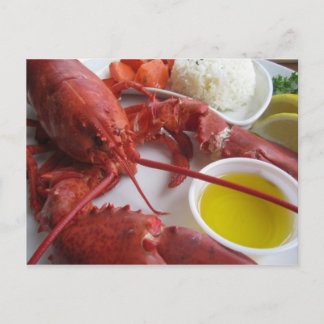 Carte Postale Dîner au homard